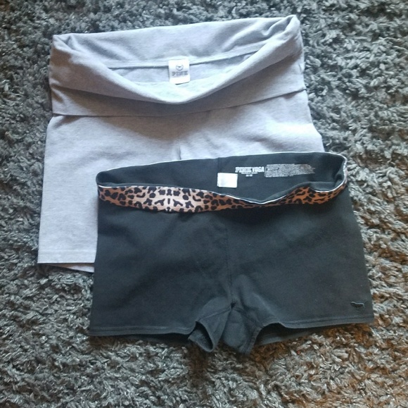 PINK Victoria's Secret Pants - PINK Yoga Shorts Bundle
